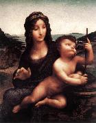 LEONARDO da Vinci Madonna of the Yarnwinder oil painting on canvas